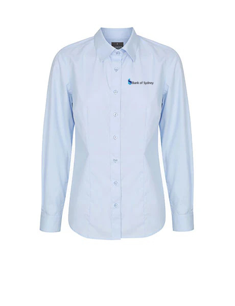 Picture of Ladies Premium Poplin Long Sleeve Shirt