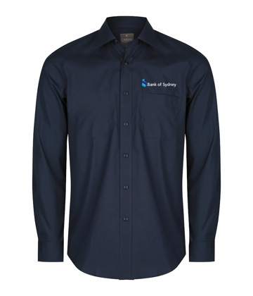 Picture of Mens Premium Poplin Long Sleeve Shirt