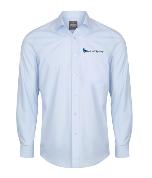 Picture of Mens Premium Poplin Long Sleeve Shirt