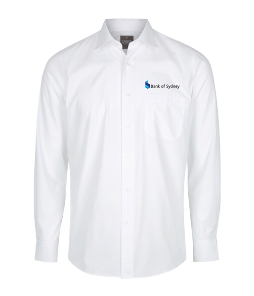 Picture of Mens Premium Poplin Long Sleeve Shirt